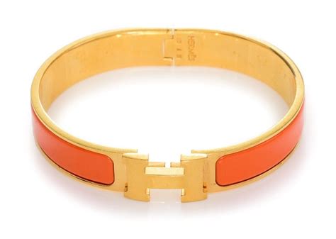 hermes bangle bracelet fake|hermes orange enamel bangle bracelet.